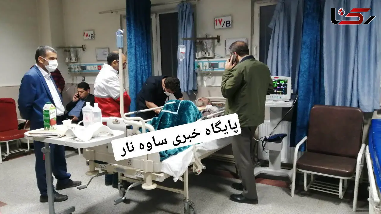  لندکروز استاندار مرکزی در اتوبان ساوه واژگون شد + عکس