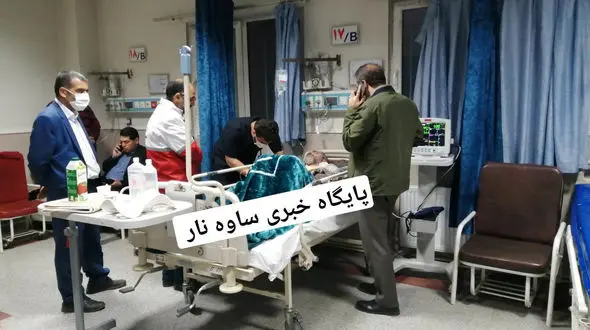  لندکروز استاندار مرکزی در اتوبان ساوه واژگون شد + عکس