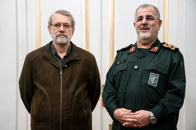 دیدار مهم علی لاریجانی با فرمانده کل سپاه پاسداران