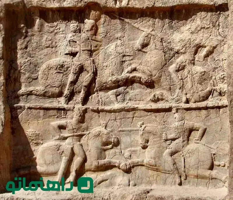 نقش برجسته بهرام دوم در نقش رستم