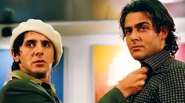 فیلم سکانس / پشت صحنه رقص امین حیایی و محمدرضا گلزار که سال 1382 ترکوند 