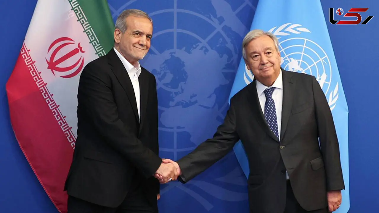 President Poursian Meets UN Secretary-General