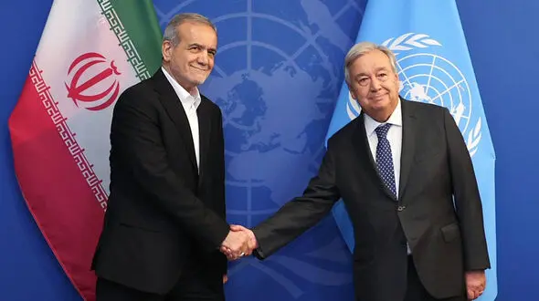 President Poursian Meets UN Secretary-General