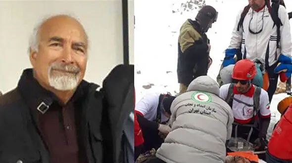  اولین تصویر از کوهنورد جانباخته در بهمن توچال