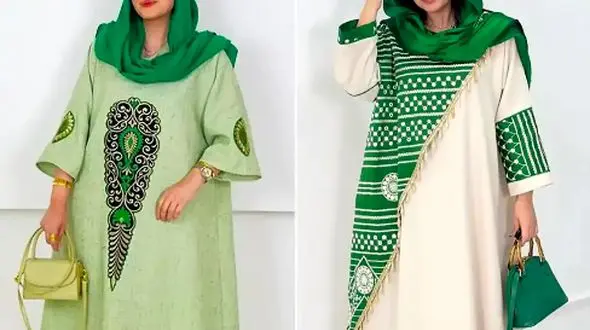 استایل تابستانی با کفتان سبز: 15 مدل مدرن و راحت برای ظاهر شیک