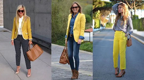 چه رنگ هایی با استایل زرد ست می شود؟/رنگ خوش بینی و اعتماد به نفس 