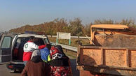 تصادف خونین کامیون با مینی بوس در جاده قزوین + وضعیت مصدومان