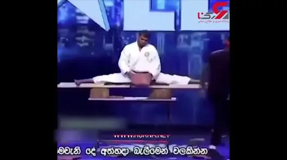 حادثه ای عجیب و خطرناک در مسابقه استعدادیابی هند +فیلم