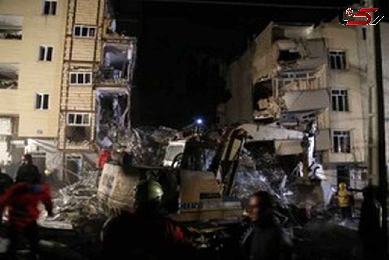  ۱۵ مصدوم وفوت ۵ نفر در حادثه ریزش ساختمان در تبریز