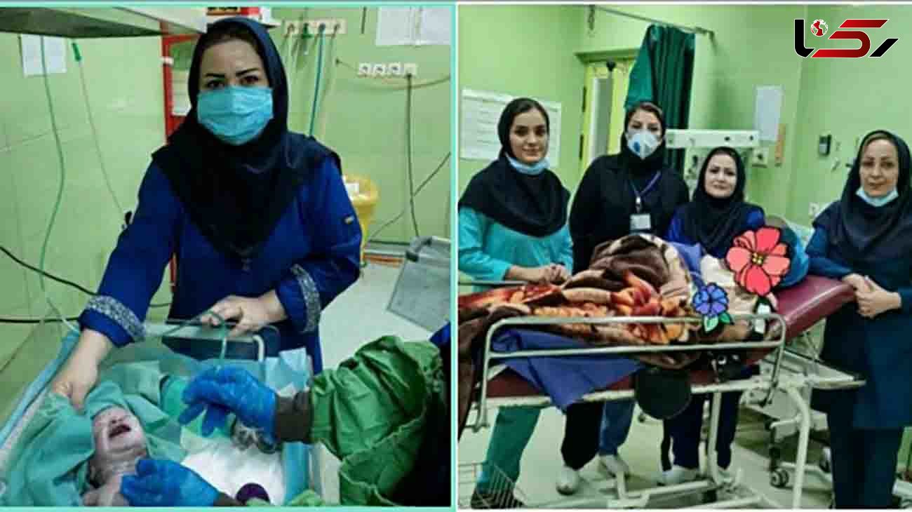 زن 58 ساله ایرانی زایمان کرد + عکس