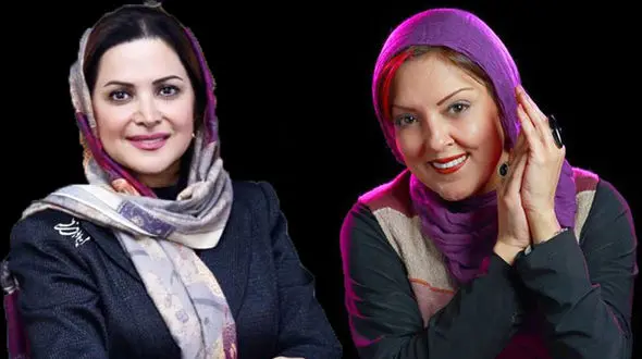 عکس لو رفته از پارتی مختلط 2 خانم بازیگر در جوانی ! / کمند امیر سلیمانی و پرستو گلستانی در 22 سالگی !