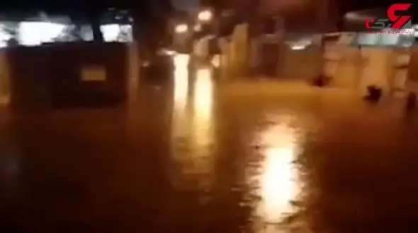 آبادان، خرمشهر و اهواز غرق شدند / سیلاب به راه افتاد+ فیلم
