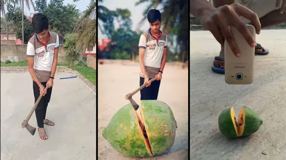 ترفند عکاسی / ایده عکاسی جالب و غلط انداز + فیلم 