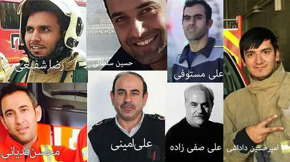 آخرین خبر / اسامی کامل  آتش نشانان گرفتار در زیر آوار پلاسکو + تصاویر 