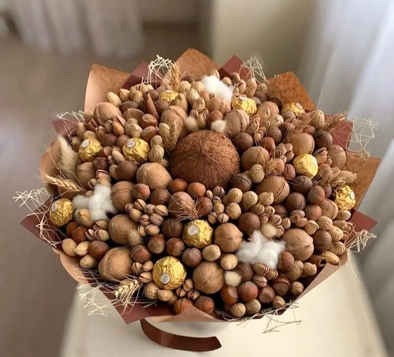 تزیین آجیل، میوه خشک و خشکبار عروس برای نوروز 1405