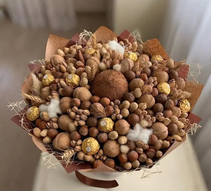 تزیین آجیل، میوه خشک و خشکبار عروس برای نوروز 1405