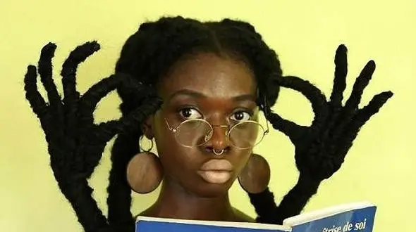 آرایش موهای این دختر موجی عجیب در اینستاگرام به راه انداخت