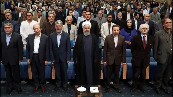 چه کسانی به ضیافت افطاری روحانی رفتند +گزارش تصویری 