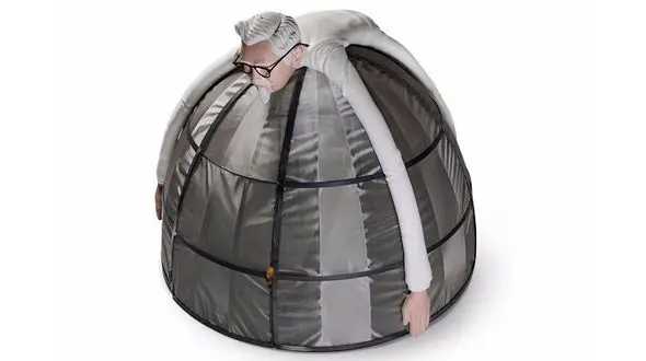 برای فرار از اینترنت به این چادر پناه ببرید/در این چادر ضد جاسوسی هک نمی شوید