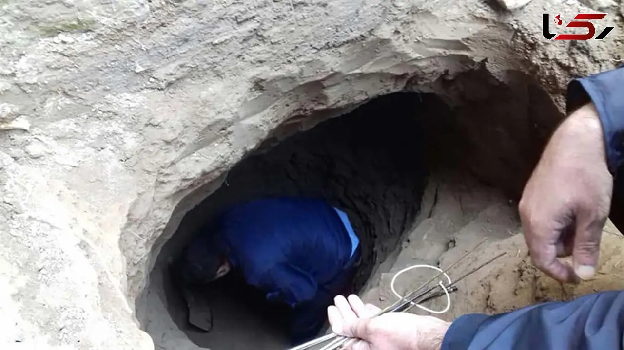 دستگیری حفار بدشناس قبل از ارتکاب جرم در گرگان