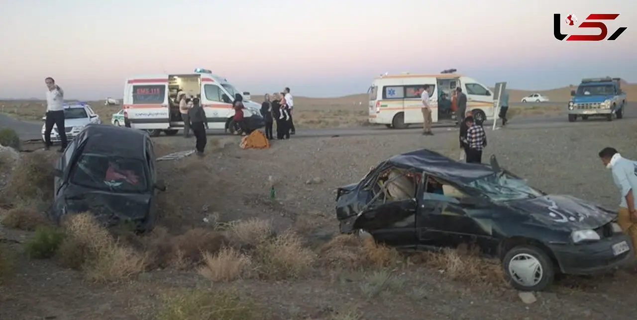 تصادف شدید در جاده تربت حیدریه / 12 تن به شدت مجروح شدند