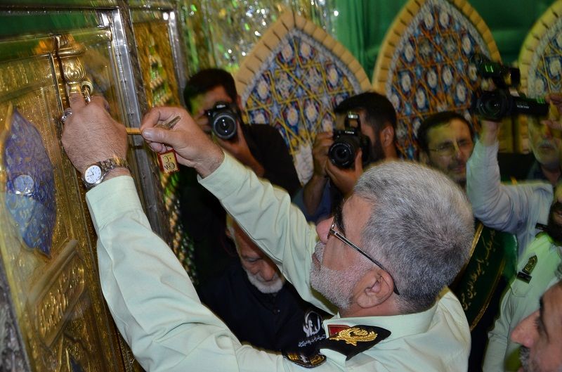 برگزاری مراسم غبارروبی حرم مطهر سید علاء الدین حسین- (6)