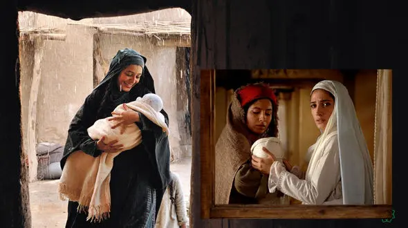 حوادث عجیب هنگام تولد پیامبر اسلام+ لحظه تولد پیامبر در فیلم محمد رسول الله+فیلم و عکس