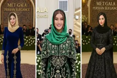 نگاهی به استایل بازیگران ایرانی در مت گالای خیالی / از لیلا حاتمی تا پریناز ایزدیار و مریم مومن