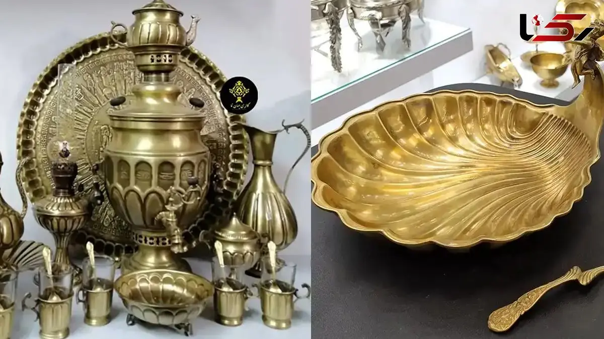 کلکسیون ظروف برنجی جذاب و شیک امسال؛ انتخاب لوکس برای منزل