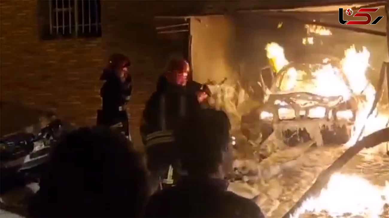 اولین ویدئو انفجار و آتش سوزی مهیب / آسیب 20 منزل مسکونی و 5 خودرو در محل حادثه