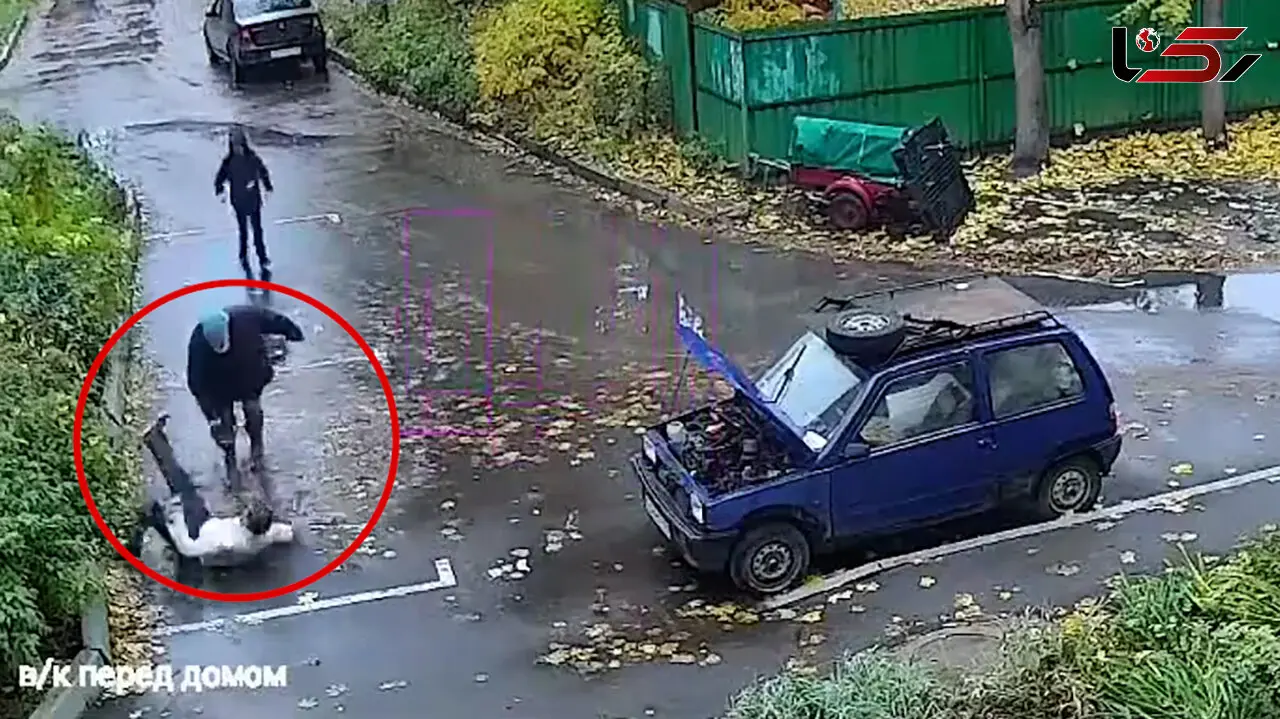 ببینید / مرد گرفتار در راه مانده دزد تلفن را گرفت 