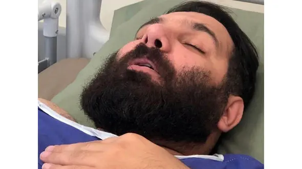 بستری مداح اهل بیت در بیمارستان / خونریزی شدید کربلایی محمدحسین حدادیان 