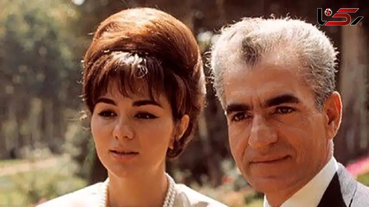 عکس  سفر به ایام قدیم /  فخر فروشی فرح پهلوی در لباس عروس و هدیه لوکس در قالب پرنده ...