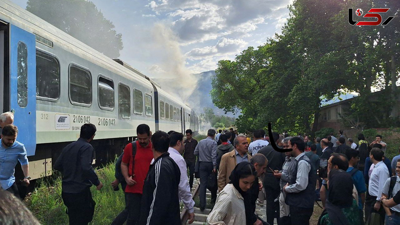 آتش سوزی قطار حومه ای هشتگرد – تهران