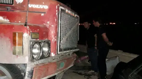 پراید زیر کامیون له شد / یک کشته در تصادف وحشتناک محور آستارا به اردبیل + عکس