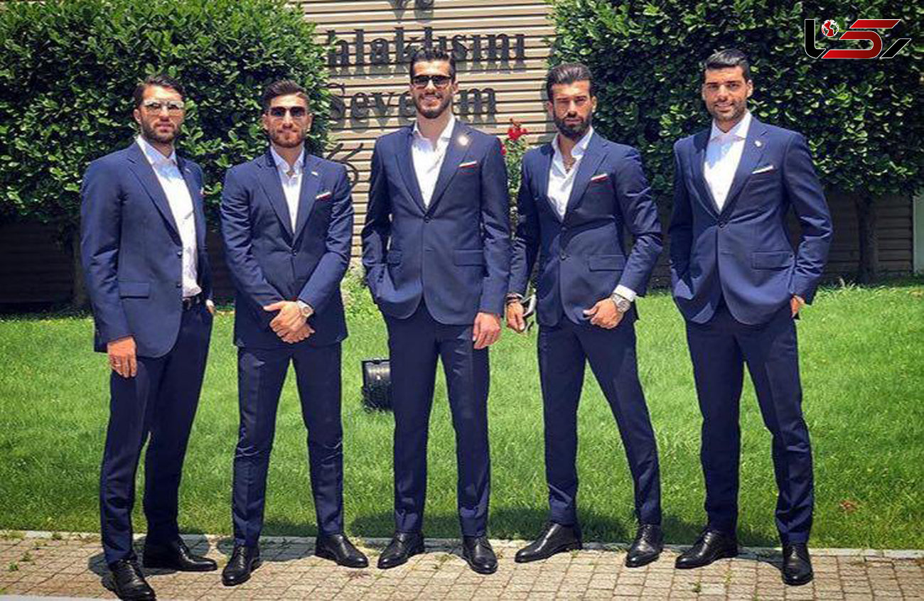 اشتباهات عجیب فوتبالیست های خوشتیپ ایرانی در پوشیدن کت و شلوار؟ + عکس 