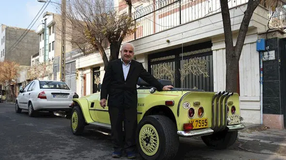 خودرو کروک ۵ هزار تومانی در تهران !/ این ماشین را چپ کنید جایزه دارید ! + تصاویر