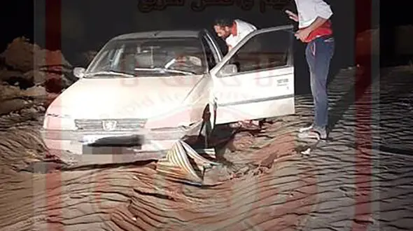 این مرد چند ساعت در کویر یزد سرگردان بود+ عکس