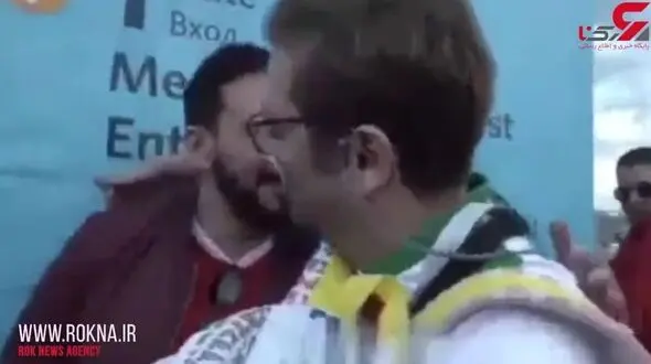 برخورد عجیب امین زندگانی با هوادار غمگین مراکشی+فیلم