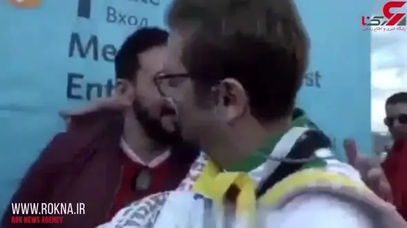 برخورد عجیب امین زندگانی با هوادار غمگین مراکشی+فیلم