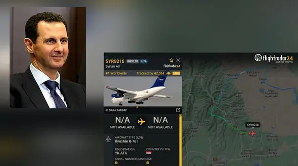 بشار اسد کشته شد / هواپیمایش در آسمان حمص سوریه هدف قرار گرفت !