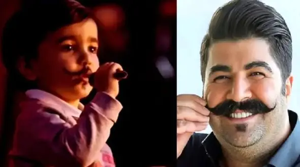 فیلم آواز احساسی و عاشقانه  بچه بهنام بانی با سیبیل باباش جاش میخونه ! /  شوک میشی یه ذره اس صداش انقد خوبه !