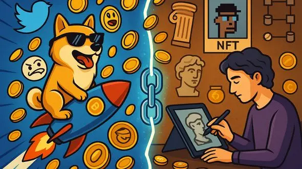 تفاوت میم‌ کوین و کانتنت‌ کوین چیست؟