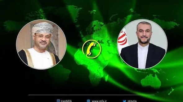 رایزنی وزیران امور خارجه ایران و عمان در مورد مذاکرات رفع تحریم‌ ها