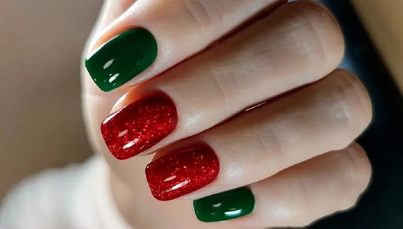 طراحی ناخن یلدایی ساده 3