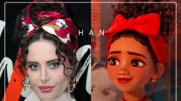 عکس ها / از سینمای ایران تا دنیای دیزنی /  الناز شاکردوست در نقش دولورس در انیمیشن افسون ....