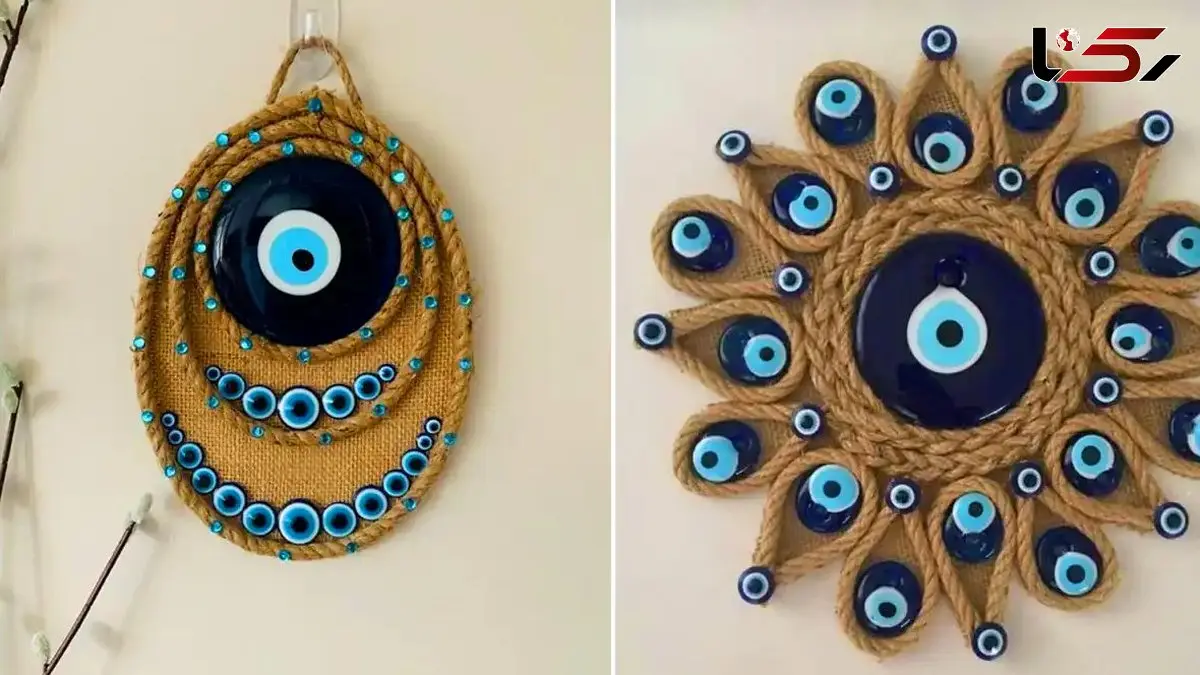 ترکیبی از سنت و مدرنیته با دیوارکوب‌ های فانتزی چشم ‌نظر + 15 عکس دیدنی