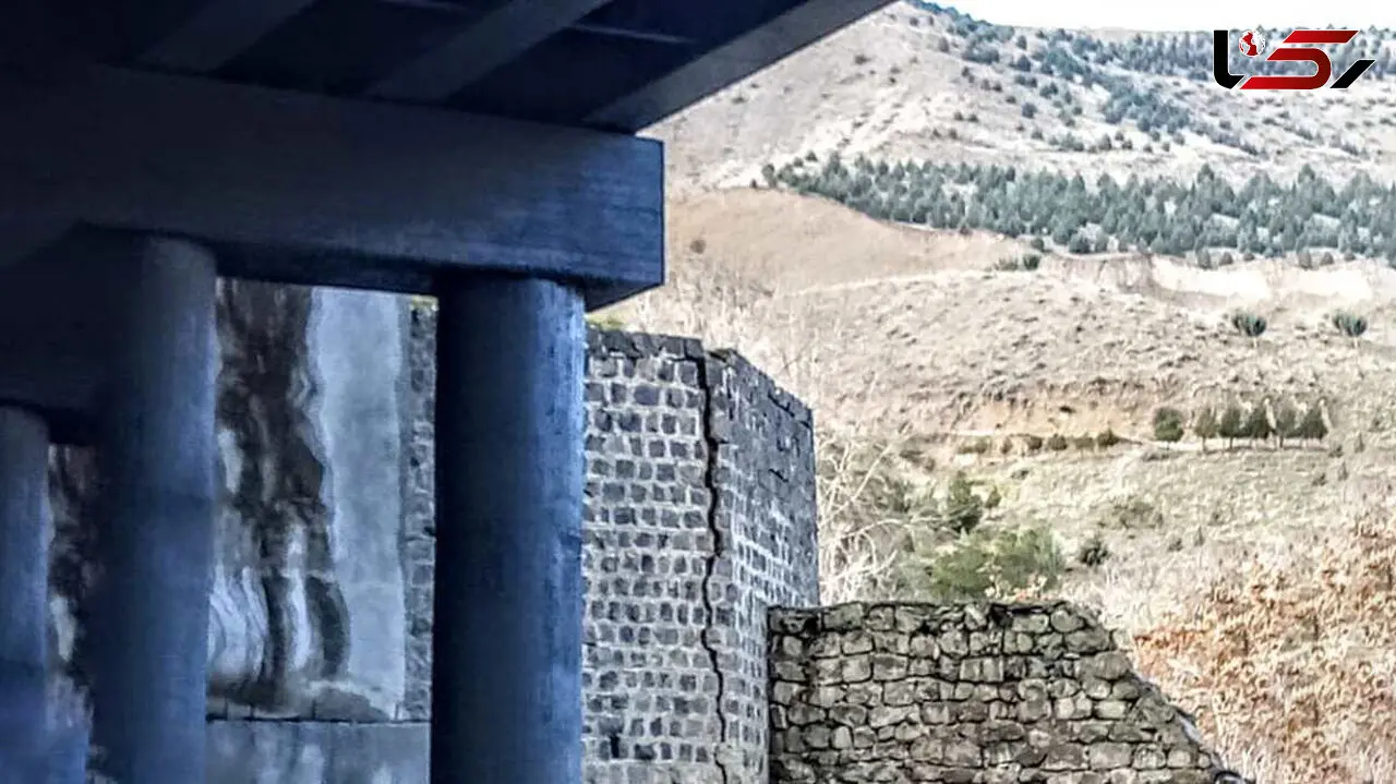 عجیب ترین دزدی ایران / پایه پل تاریخی «جاجرود» به سرقت رفت + عکس