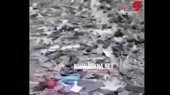 استخراج هدیه های کثیف مردم از سد کرج+فیلم