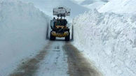 بسته شدن راه ۲۸۳ روستای کردستان به علت بارش برف